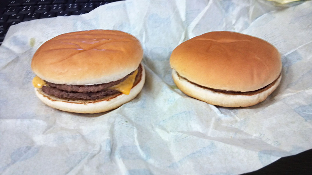 McDouble, McDonald’s Japan regular menu. UB Lab. English Version